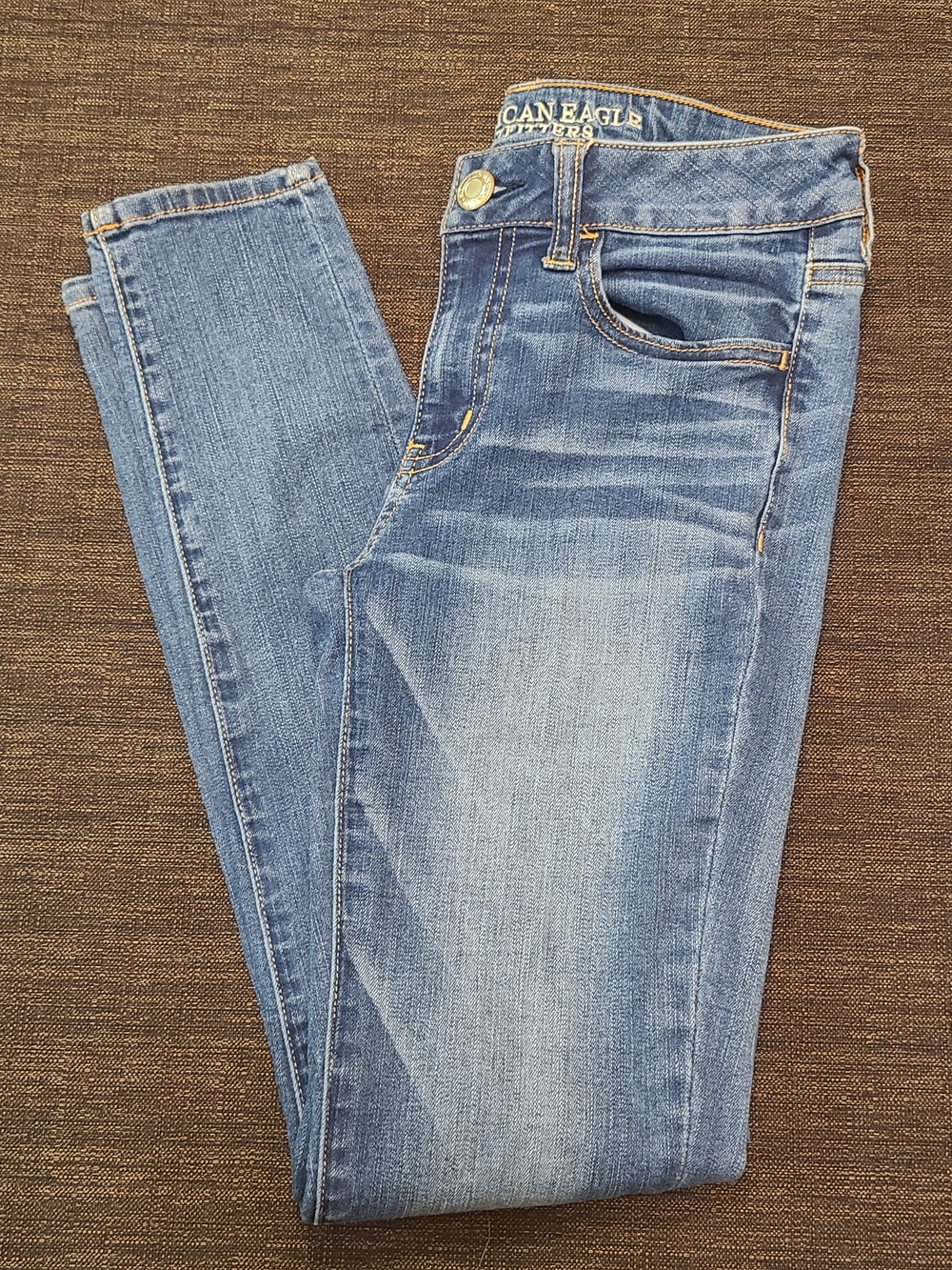 AMERICAN EAGLE Size 4 Reg Women JEGGING Super Stretch JEANS